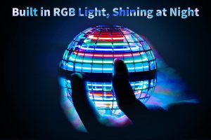La boule volante avec lumière RGB LED à effet boomerang