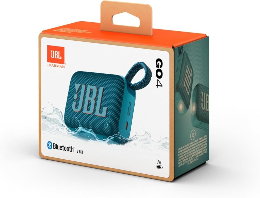 Le packaging de la JBL Go 4