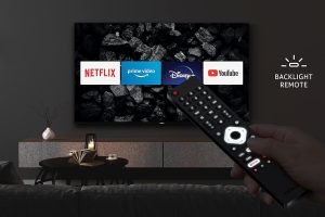 La télécommande de la Nokia Streaming Box 8000 et sa fonction lumineuse