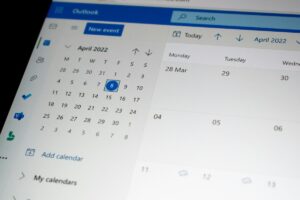 Calendrier et boite e-mail Outlook