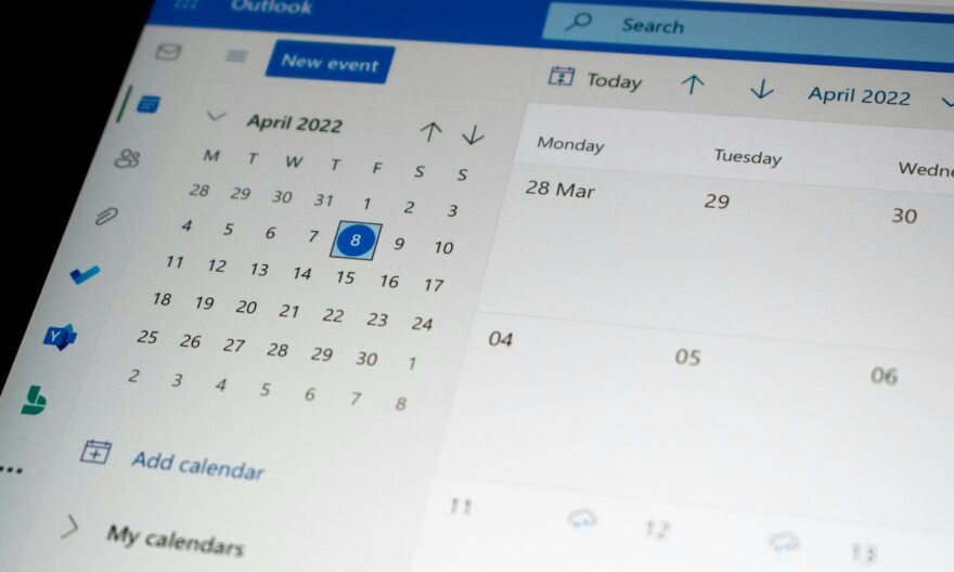 Calendrier et boite e-mail Outlook