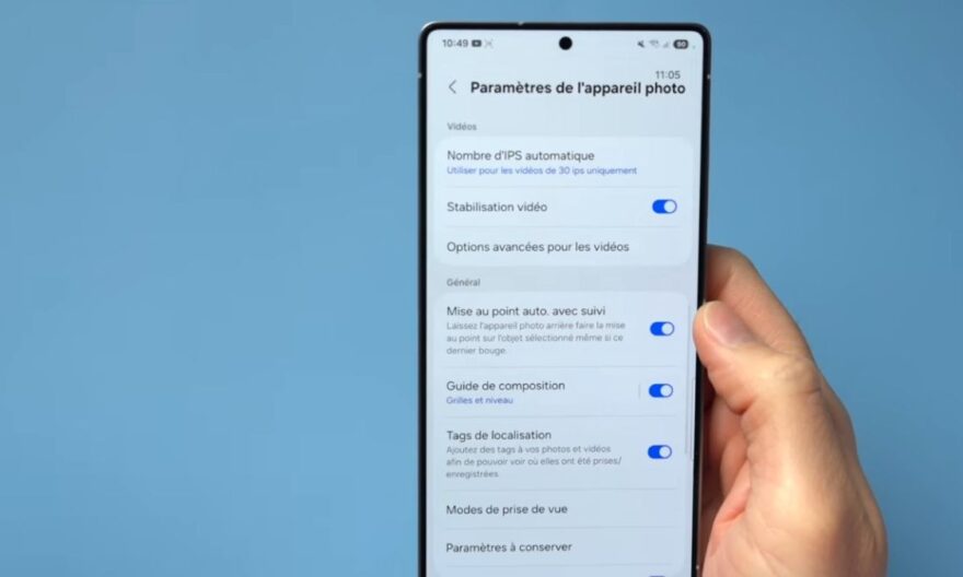 Comment retirer le panneau latéral sur Galaxy A54 sans modifier One UI