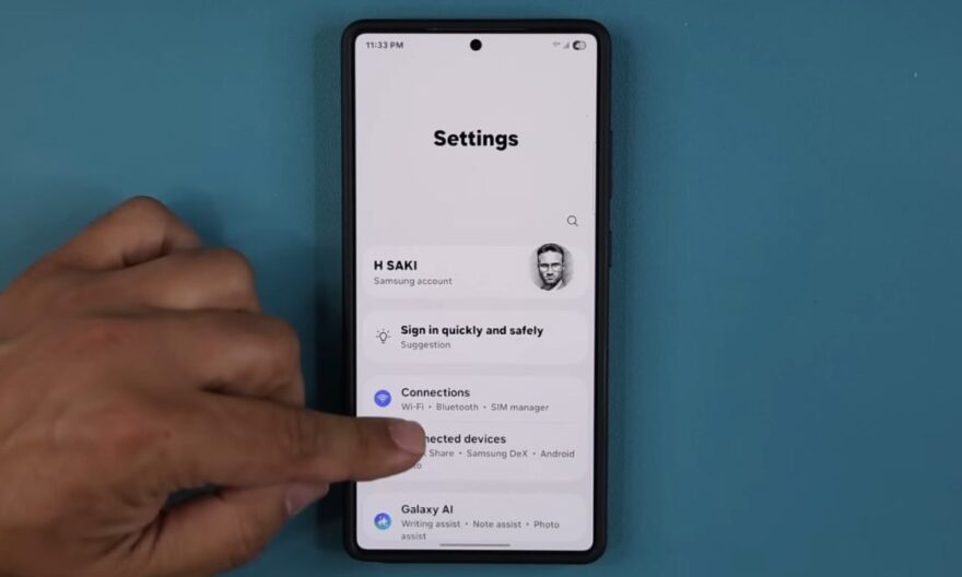 Pourquoi Samsung a retiré une option batterie dans One UI 6