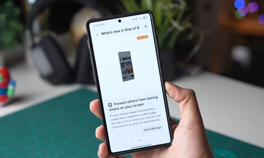 Samsung dévoile Privacy Display, une fonction anti-regards indiscrets pour le Galaxy S26