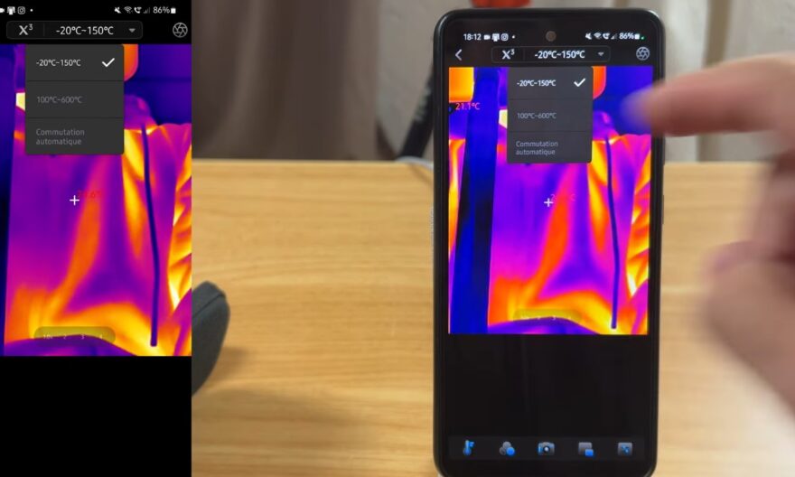 Différence entre caméra thermique autonome et module pour smartphone