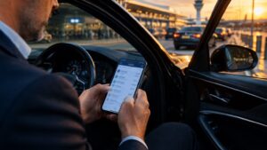 Facturation d'un VTC au volant de son véhicule