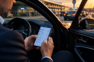 Facturation d'un VTC au volant de son véhicule
