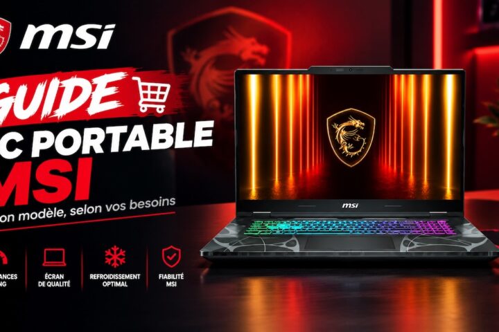 PC portable MSI : guide d&rsquo;achat 2026 pour choisir le bon modèle