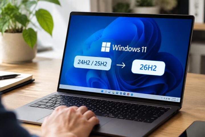 Comment installer Windows 11 26H2 sur un PC déjà sous 24H2 ou 25H2 ?